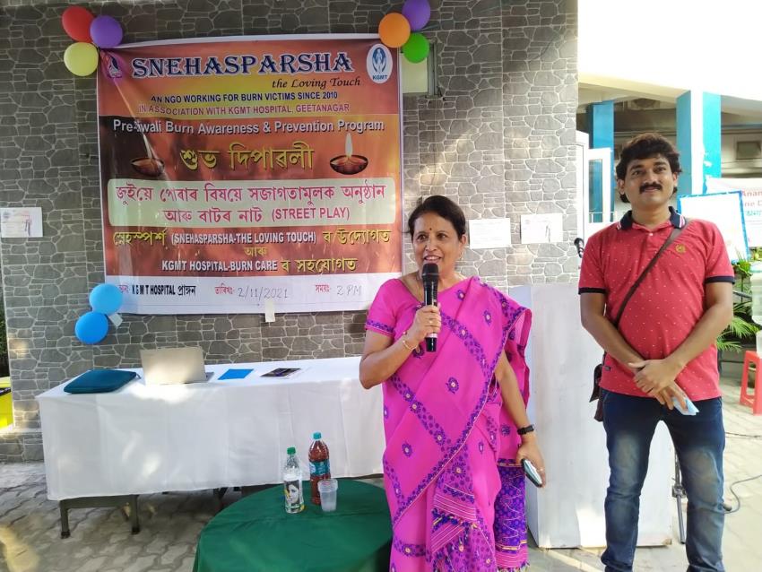 Pre Diwali Burn Awareness program Celebrated